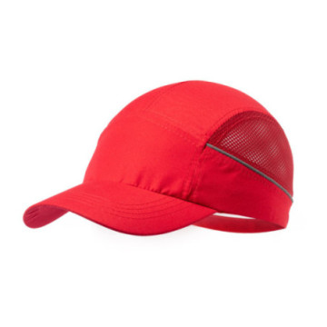 Casquette microfibre avec bandes réfléchissantes