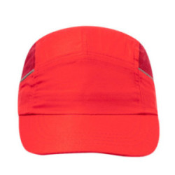 Casquette microfibre avec bandes réfléchissantes