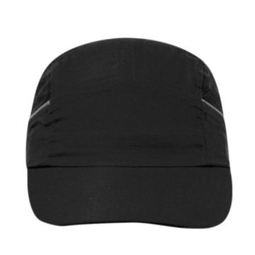 Casquette microfibre avec bandes réfléchissantes