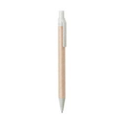 Stylo en carton recyclé, paille de blé et ABS