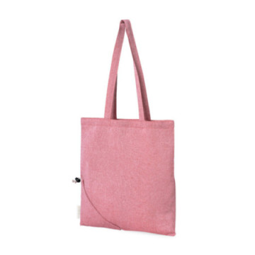 Sac pliable en coton recyclé 120 g/m2