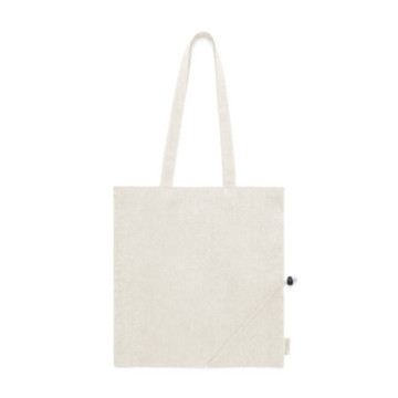 Sac pliable en coton recyclé 120 g/m2