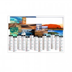 Calendrier petit format  Calendriers bancaires publicitaires format postal