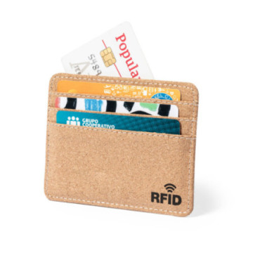 Porte-cartes en liège anti RFID