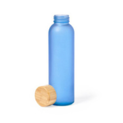 Bouteille en verre et bambou 500 mL