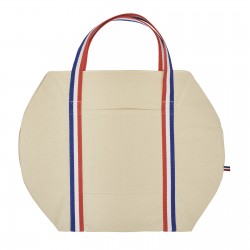 Sac polochon tricolore en coton