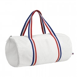 Sac polochon tricolore en coton