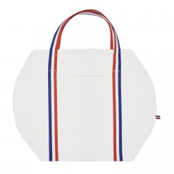 Sac polochon tricolore en coton