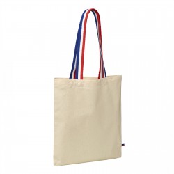 Sac en coton anses tricolores 180 g/m²