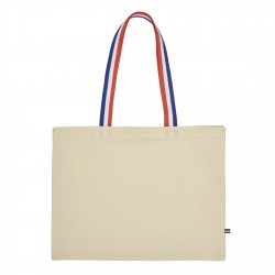 Sac en coton anses tricolores 180 g/m²