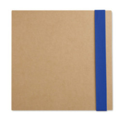 Set mémos avec couverture en carton recyclé