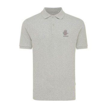 Polo mixte en coton bio et coton recyclé Iqoniq®