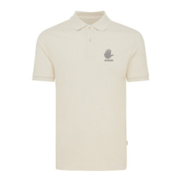 Polo mixte en coton bio et coton recyclé Iqoniq®