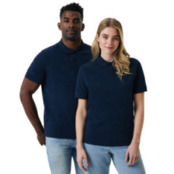 Polo mixte en coton bio et coton recyclé Iqoniq®