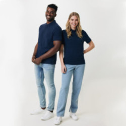 Polo mixte en coton bio et coton recyclé Iqoniq®