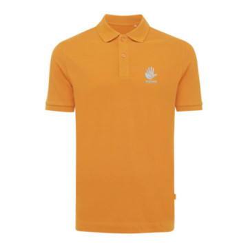 Polo mixte en coton bio et coton recyclé Iqoniq®