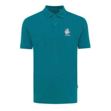 Polo mixte en coton bio et coton recyclé Iqoniq®
