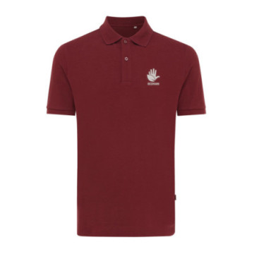 Polo mixte en coton bio et coton recyclé Iqoniq®