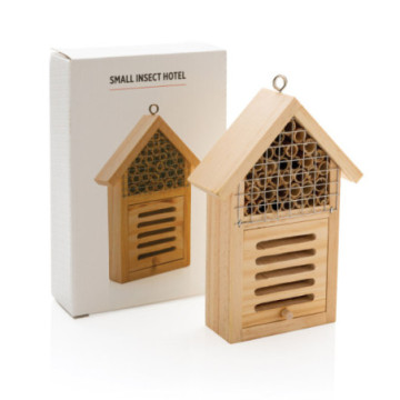 Hôtel à insectes en bois