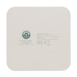 Chargeur à induction 10 W en plastique recyclé RCS