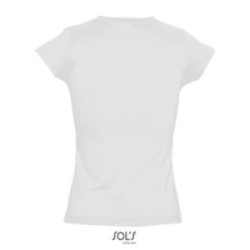 Tee-shirt femme Sol's® Moon col V blanc
