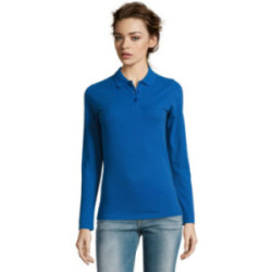 Polo femme manches longues Sol's® Perfect couleur