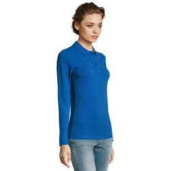 Polo femme manches longues Sol's® Perfect couleur