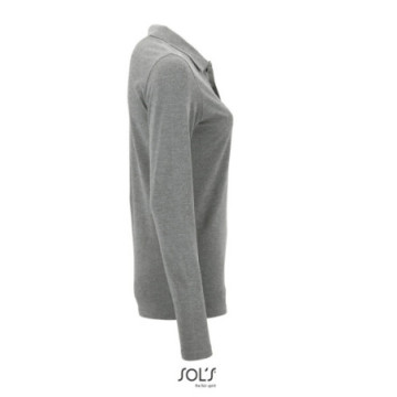 Polo femme manches longues Sol's® Perfect couleur