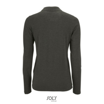 Polo femme manches longues Sol's® Perfect couleur