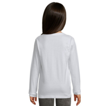 Tee-shirt enfant manches longues Sol's® Impérial blanc