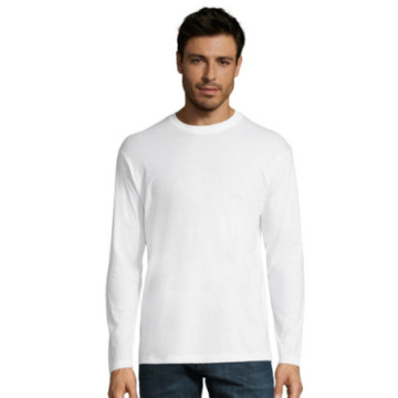 Tee-shirt homme manches longues Sol's® Monarch blanc