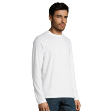 Tee-shirt homme manches longues Sol's® Monarch blanc