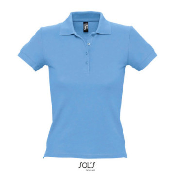 Polo femme Sol's® People couleur