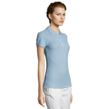 Polo femme Sol's® People couleur