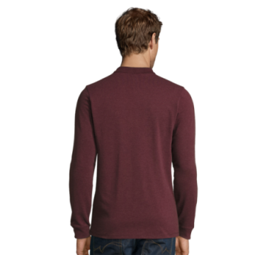 Polo homme manches longues Sol's® Perfect couleur