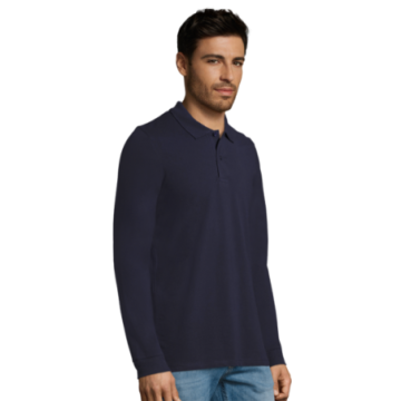 Polo homme manches longues Sol's® Perfect couleur
