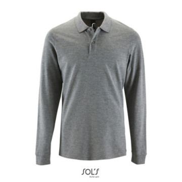 Polo homme manches longues Sol's® Perfect couleur