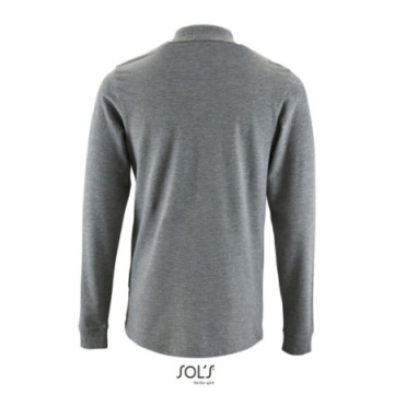 Polo homme manches longues Sol's® Perfect couleur