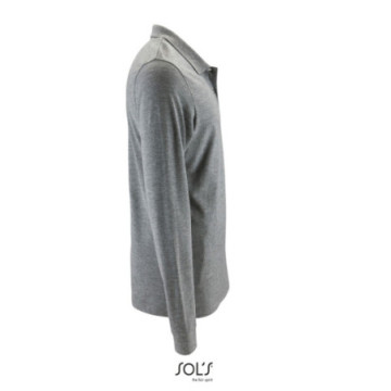 Polo homme manches longues Sol's® Perfect couleur
