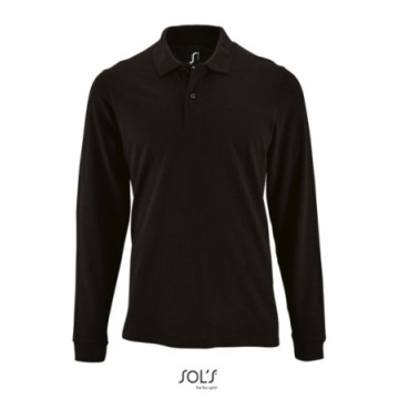 Polo homme manches longues Sol's® Perfect couleur