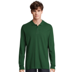 Polo homme manches longues Sol's® Perfect couleur