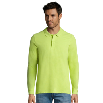 Polo homme manches longues Sol's® Perfect couleur