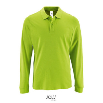 Polo homme manches longues Sol's® Perfect couleur