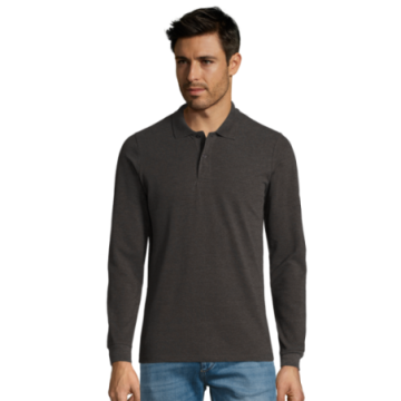 Polo homme manches longues Sol's® Perfect couleur