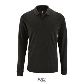 Polo homme manches longues Sol's® Perfect couleur