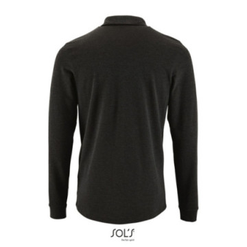 Polo homme manches longues Sol's® Perfect couleur
