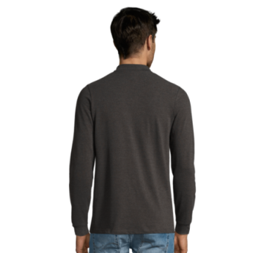 Polo homme manches longues Sol's® Perfect couleur