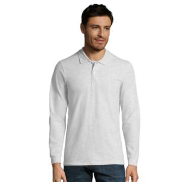 Polo homme manches longues Sol's® Perfect couleur