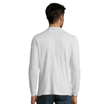 Polo homme manches longues Sol's® Perfect couleur