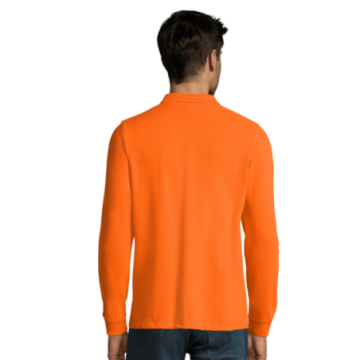 Polo homme manches longues Sol's® Perfect couleur
